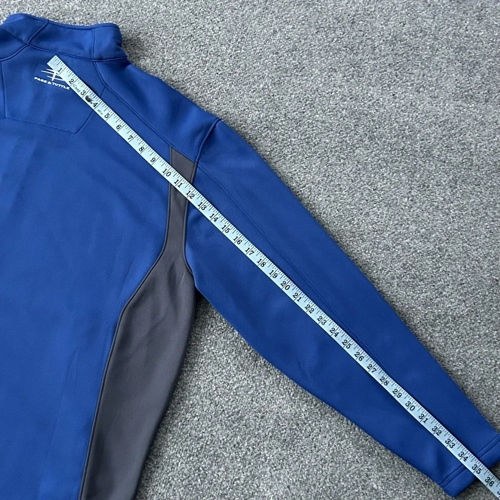 Page & Tuttle Jacket Mens‎ XL Blue Softshell Full Zip Golf PGA Minnesota Section